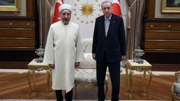 Cumhurbaşkanı Erdoğan, Diyanet İşleri Başkanı Arpaguş'u kabul etti