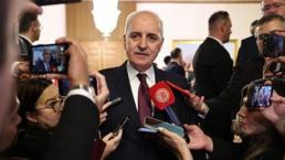 TBMM Başkanı Kurtulmuş, resepsiyonda soruları yanıtladı! 'Bu tablo fevkalade önemli'