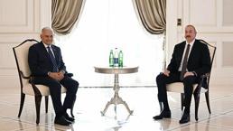 Aliyev, TDT Aksakallar Konseyi Başkanı Yıldırım'ı kabul etti