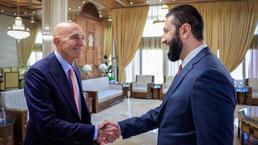 Suriye Cumhurbaşkanı Şara ile ABD temsilcisi Barrack görüştü