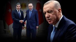 Erdoğan Nerçirvan Barzani'yi kabul etti! 'Terörsüz Türkiye' için kararlılık vurgusu