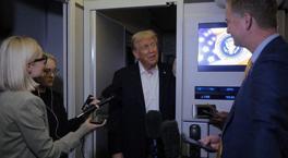 ABD Başkanı Trump’tan uçakta flaş sözler! Yeni hedefini açıkladı