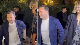 Galatasaray'da Okan Buruk eski eşi Nihan Akkuş ile el ele!