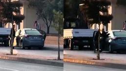 Okul müdürünü üç çocuğunun gözü önünde vurdu! Saldırı anı kamerada