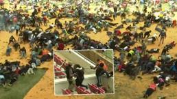 Kenya'da eski Başbakanın cenazesinde stadyum karıştı, silahlar konuştu