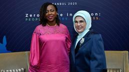 Emine Erdoğan, Sierra Leone Cumhurbaşkanı'nın eşi Fatima Maada Bio ile görüştü