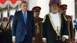 'Körfez' diplomasisi sürüyor! Cumhurbaşkanı Erdoğan Umman'da