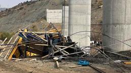 Diyarbakır’da köprü inşaatında iskele çöktü! 4 işçi öldü