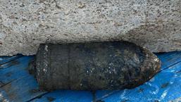 Yer: İstanbul! Sahilde panik anları: Havan topu mermisi karaya vurdu