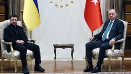 Cumhurbaşkanı Erdoğan, Zelenskiy ile bir araya geldi