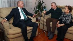 Erdoğan'dan eski TBMM Başkanı Köksal Toptan'a ziyaret