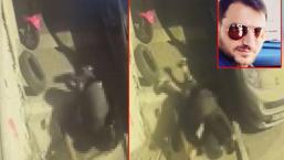 Cinayet anı kameraya takıldı: Sırtından bıçaklayıp başını yere vurdu