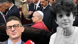 Papa 14. Leo İstanbul'da! Ahmet Minguzzi'nin babası ile görüştü