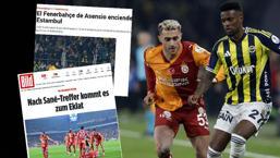 Avrupa basınında Fenerbahçe - Galatasaray yankısı! 'Sane'nin golü sonrası skandal'