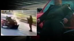 Önce çarptı, sonra fotoğraflarını çekip sosyal medyada paylaştı! Akıllara durgunluk veren olay intikam planı mı?