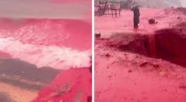 Deniz kırmızıya büründü, gören bir daha baktı! Hürmüz Adası'nda ilginç manzara