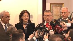 DEM Parti İmralı heyeti, AK Parti Grubu'nu ziyaret etti