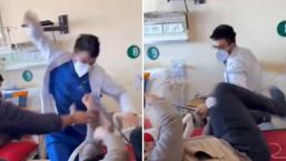 'Saygısızca hitap' iddiası ortalığı karıştırdı! Doktor hastayı tekme tokat dövdü