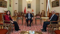 TBMM Başkanı Kurtulmuş, DEM Parti Heyetini kabul etti