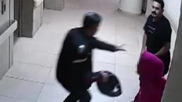 Hastanedeki 'koca dehşeti' kamerada! Boşanma aşamasındaki eşini kovaladı, yakalayıp vurdu