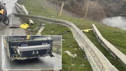 İstanbul'da İETT otobüsü kaza yaptı! Olay yerine ekipler sevk edildi