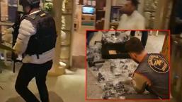 Restorana operasyon! Valizde değeri 7,5 milyon lira olan 50 silah bulundu