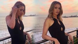 Fit haliyle dikkat çekti! Yasemin Kay Allen'dan karın kası şovu