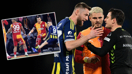 Galatasaray - Fenerbahçe finalinde tartışma yaratan penaltı pozisyonu!