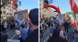 ABD'deki İran gösterilerinde facia! Kamyonet kalabalığın arasına daldı: Yaralılar var