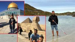 Görme engelli akademisyen tek başıma 60 ülke gezdi! '20'li yaşımda evden çıkmama izin verilmezdi'