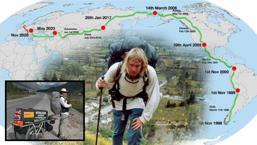 27 yıldır durmadan dünyayı yürüyor! Ne uçak ne gemi... Hiçbir ulaşım aracını kullanmıyor