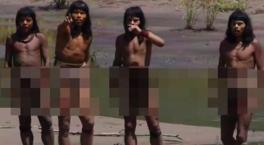 Dünyanın konuştuğu anlar! Bugüne kadar saklı kalmışlardı: Temassız kabile ilk kez görüntülendi