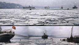 Boğazı buz üstünden yürüyerek geçmişler! 120 yılda 2 kez geldi: 'Sibirya kışı masum kalır'