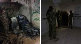 Suriye'de 'yeraltı terör şehri'! Ev konforunda tüneller, kilise altında bomba depoları...