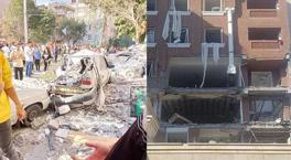 İran'da bir binada şiddetli patlama! Can kaybı var