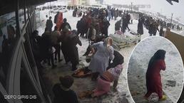 Deprem felaketinden yeni görüntü! Korku ve can pazarı kamerada