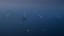 İran ile görüşme sonrası güç gösterisi! ABD'nin dev filosu Umman'da