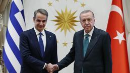 Cumhurbaşkanı Erdoğan, Yunanistan Başbakanı Miçotakis ile görüştü