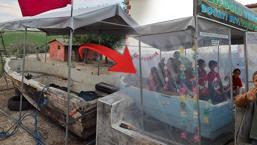 Fırat Nehri’nden okul bahçesine! Müdür onardı, öğrenciler hayran kaldı: Teneffüsü dört gözler bekliyorlar