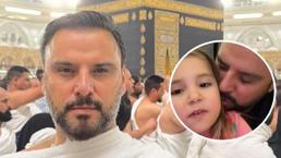 Alişan ve kızı Eliz'in mest eden anları! Celal Karatüre'nin ilahisini okudular