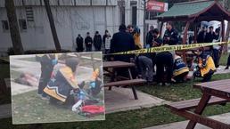 Esenyurt'ta parkın ortasında dehşete düşüren olay! Önce eşine sonra kendine sıktı