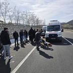 İstinat duvarına çarpan otomobil devrildi: 5 yaralı