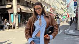 Serenay Sarıkaya Paris sokaklarında poz verdi! Sevenlerinden tam not aldı