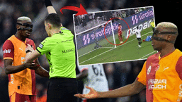 Derbi maçında Victor Osimhen'den Beşiktaş taraftarına tepki!