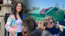 Kadınlar Günü'nde katledilen Sermin toprağa verildi! Tabutunu kadınlar omuzladı