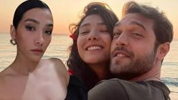 Fransa'da aşka geldiler! Aybüke Pusat ve Furkan Andıç çiftinden romantik kareler