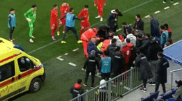 Egemen Korkmaz, Türkiye U21 Milli Takım maçında yere yığıldı! Sahaya ambulans girdi