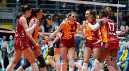 Galatasaray, CEV Kupası finalinde ilk maçı kazandı, şampiyonluğa yaklaştı!