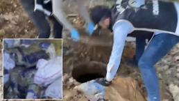 İstanbul'da toprak altında binlerce silah parçası ele geçirildi