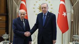 Son dakika... Cumhurbaşkanı Erdoğan ile MHP lideri Bahçeli görüşmesi sona erdi